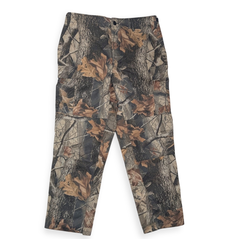 RealTree Military camouflage Cargo pants With adjustable waistband 35x30 Outdoor